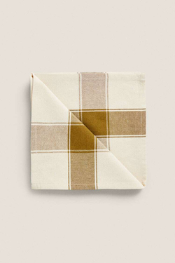 ZARA HOME ХЛОПЧАТОБУМАЖНЫЕ САЛФЕТКИ (УПАКОВКА ИЗ 2 ШТУК), ЗЕЛЕНЫЙ