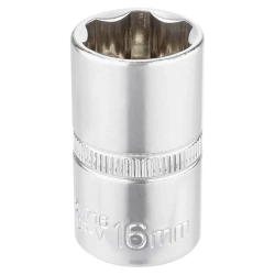 Головка 16мм (сорв.гр), 1/2'' Forsage F-54716
