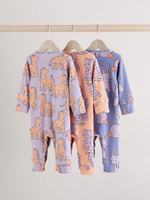 Комбинезон / Cлип для малышей Next E18-350, 3 шт., Фиолетовый, Сиреневый