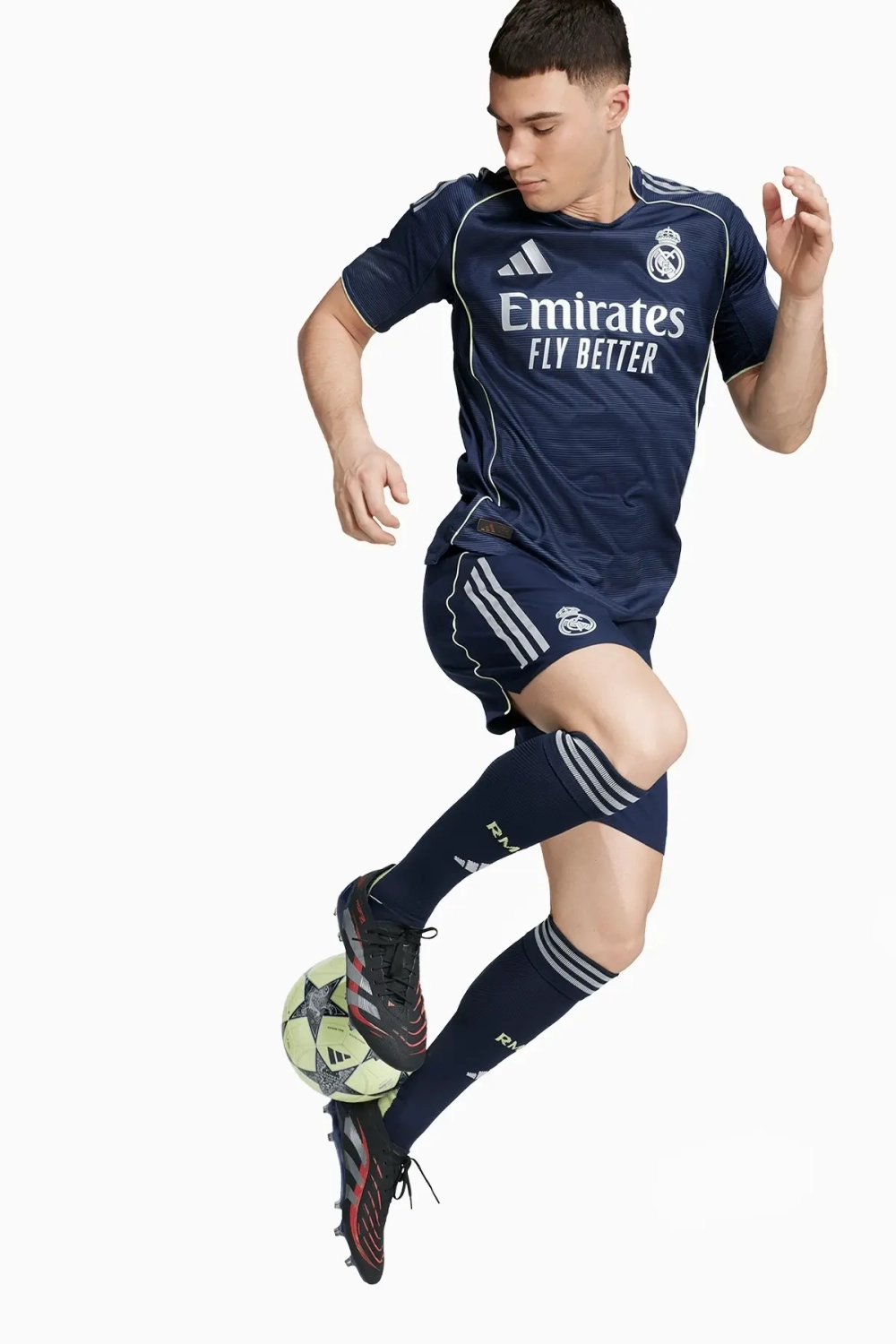 Футболка adidas Real Madrid 25/26 Away Authentic - темно-синий