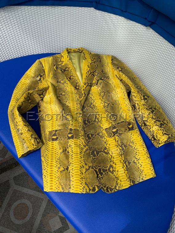 Пиджак из кожи питона JT-82
