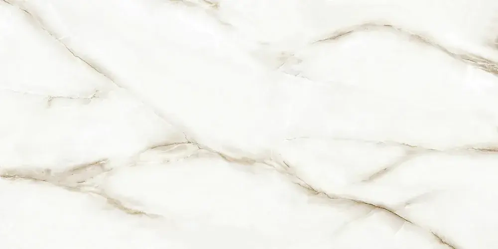 Керамогранит Alma Ceramica GFA114BCH00L Bianco Chiara 114x57 кремовый лаппатированный под мрамор