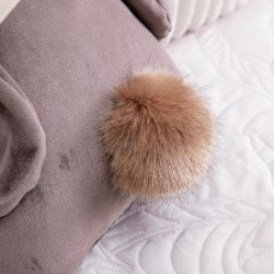 Подушка декоративная Кролик Мия Вельвет Кофе