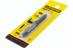 Метчик MASTER одинарный для сквозных и глухих отверстий сталь 9ХС М6х1 0 Stayer 28021-06-1.0