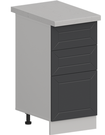 Кухня Модуль ШН3Я 400 Ликата / Графит