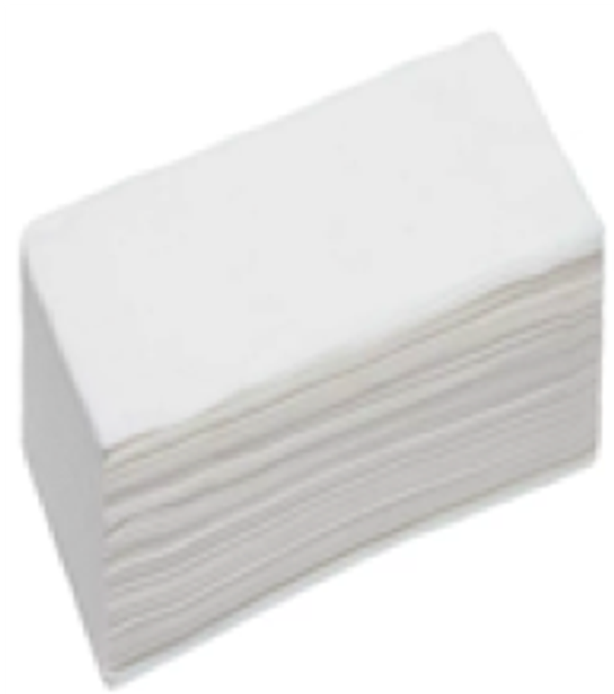 Полотенце в настиле спанлейс 45*90 белые. 50 шт в упаковке.