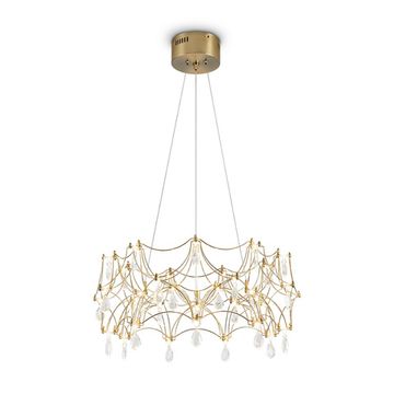 Люстра подвесная 25W 3000K FR5591PL-L36BS латунь Elara Freya