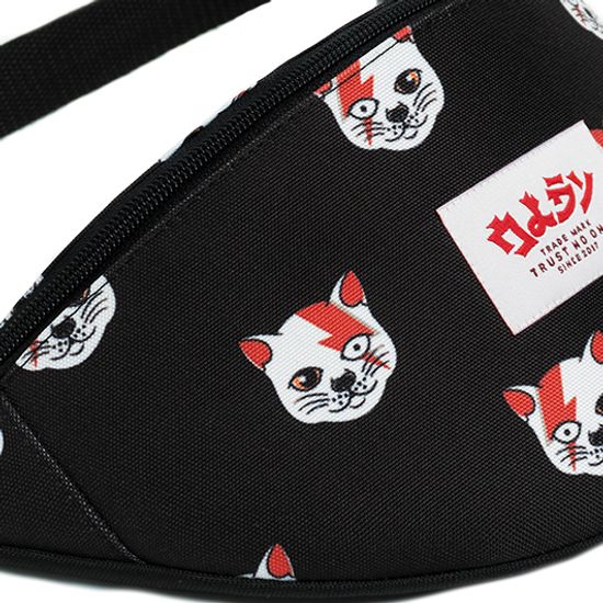 Поясная сумка OLDY. Кот. Черный