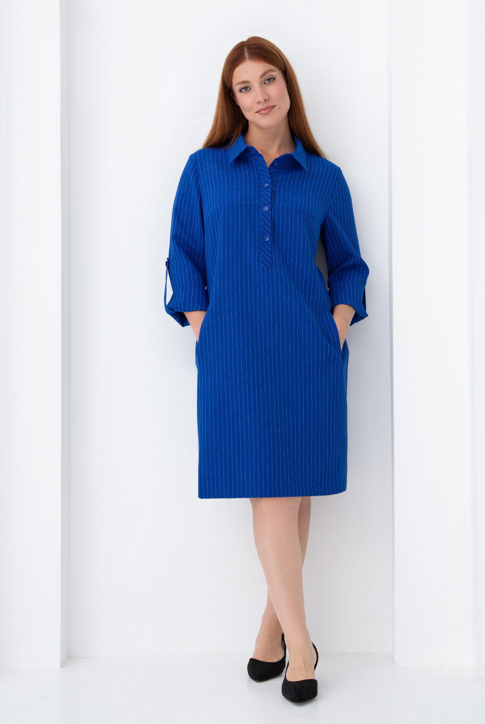 Платье-рубашка 1976ЛПА, пол вас бел #513ПВБ241976ЛПА