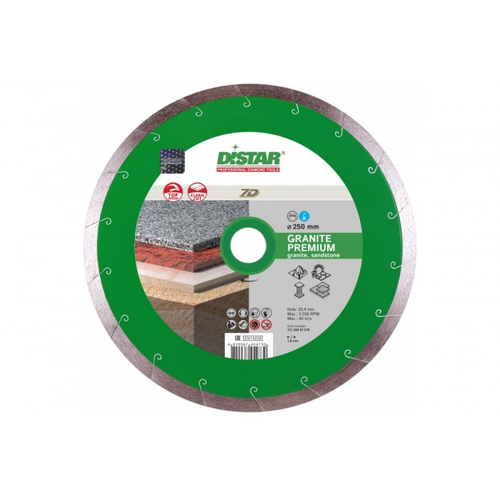 Диск алмазный 250 3D Granit Premium 250х1.7х10х25.4 113-200-610-19
