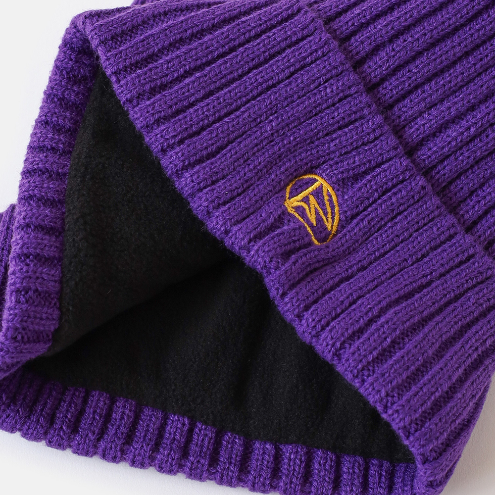 Шапка Footwork Fleece Script Purple