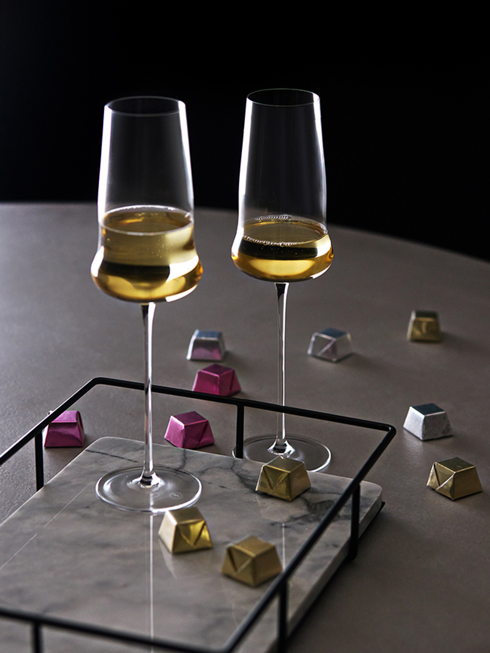 Набор бокалов для шампанского в подарочной упаковке sense, 360 мл, 2 шт.