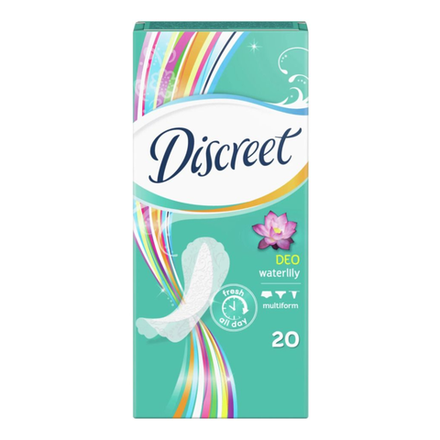 Прокладки ежедневные DISCREET DEO Waterlily 20 шт