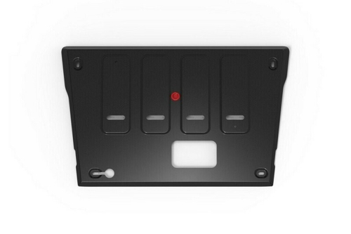 Защита картера FAW Bestune T77 + комплект крепежа, АвтоБроня, Сталь, V-1.5, робот, с 2021 г., бензин (АвтоБроня)