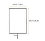 E-IMAGE F03-36 Flag panel aluminum alloy 60*90 cm fabric: diffusion white Флаг белый просветный