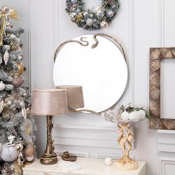 Зеркало настенное Змея Серпентис Амбер