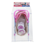 Коляска для кукол лежачая 57*50*30см. пакет 918D-16