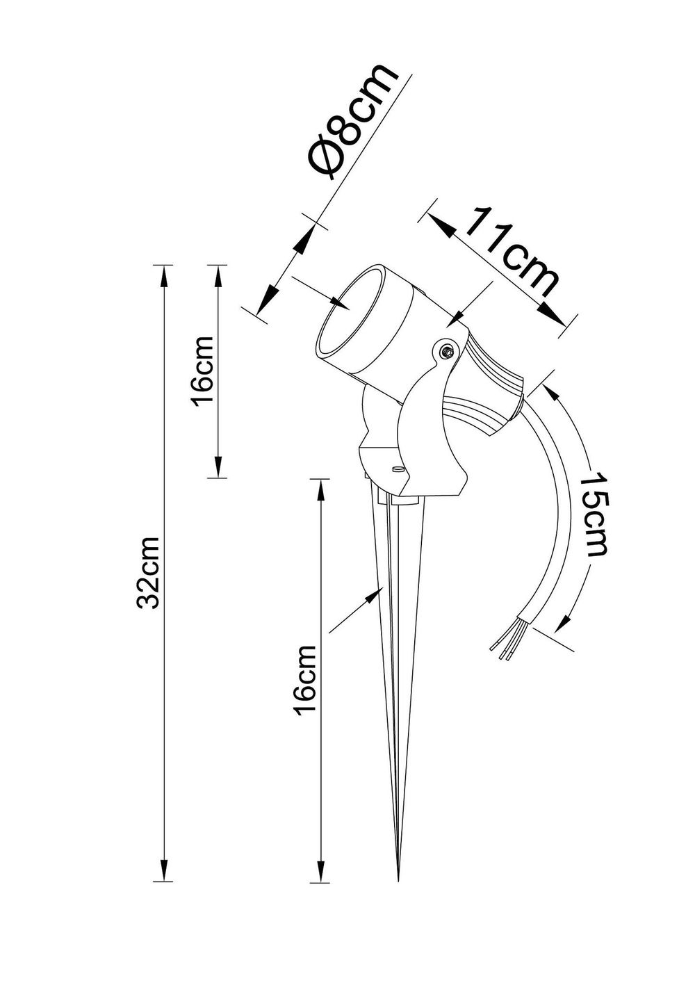 Грунтовый светильник Arte lamp
