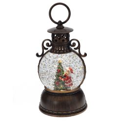 GAEM Изделие декоративное "Фонарь" (подсветка, муз, вьюга, 3хААА, н/п + USB), D 10 см, L11 W11 H24 см
