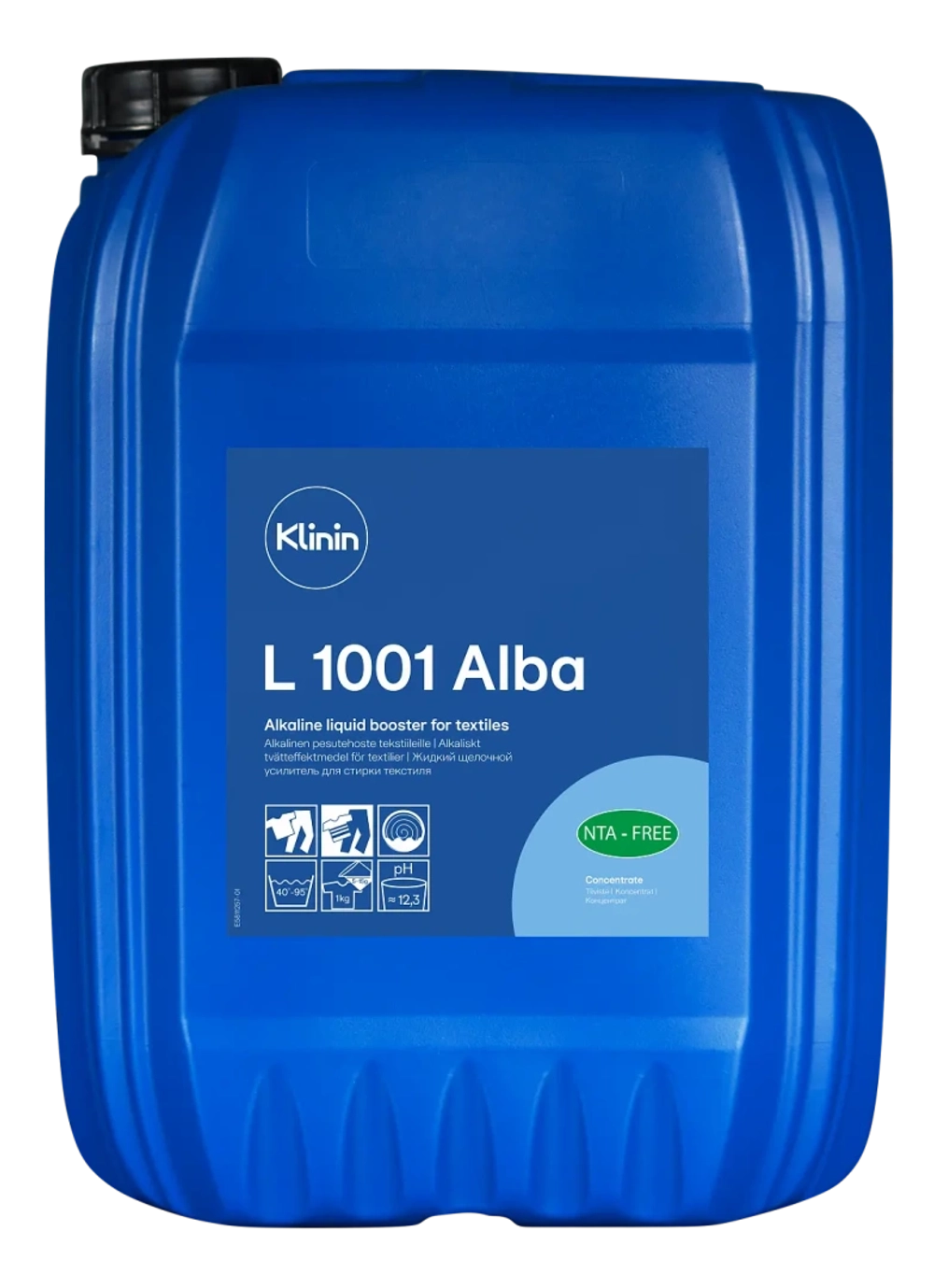 Klinin: L1001 Альба 20л усилитель д/стирки текстиля щелочной