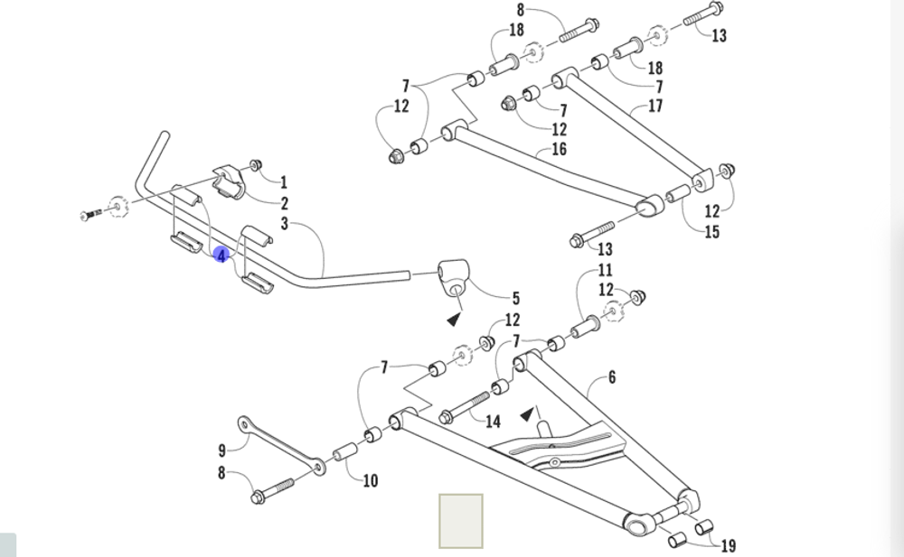 Демфер Arctic Cat 2603-712