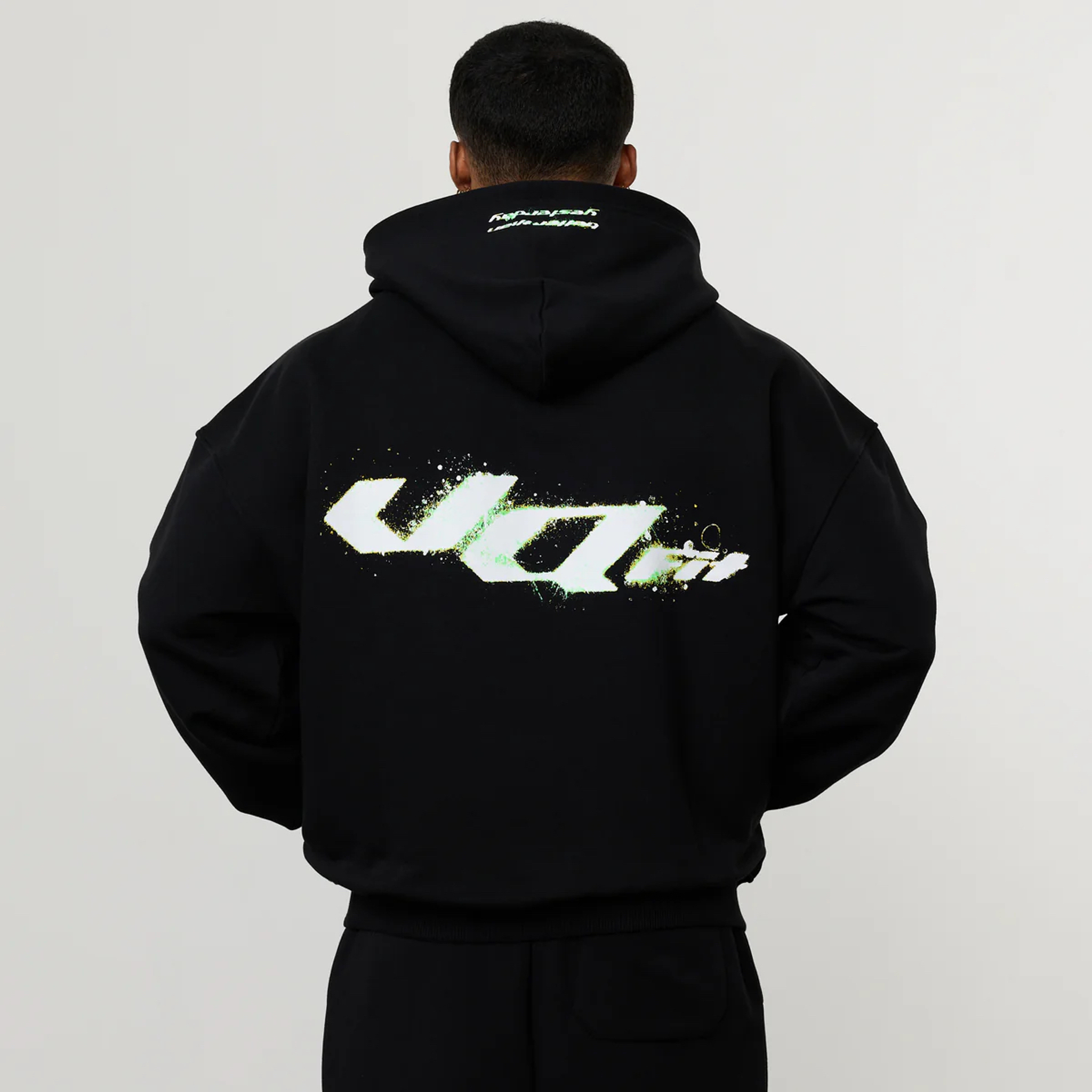 Толстовка VANQUISH Acid Oversized Hoodie Black