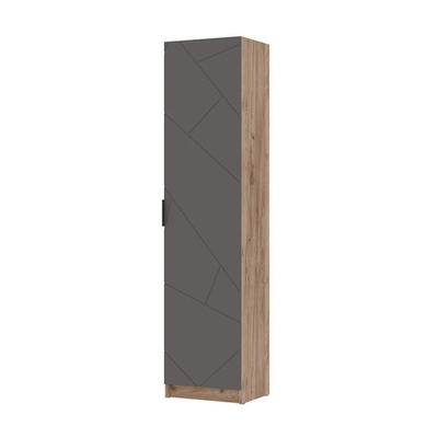 Орегон ШК 01 Шкаф 500 МДФ Асфальт супермат