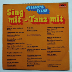 Винтажная виниловая пластинка LP James Last Sing Mit Tanz Mit (Germany 1976) (Club Edition)