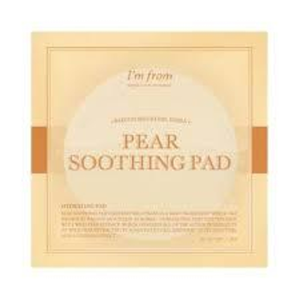 Пэды-тонер с эффектом охлаждения для раздраженной кожи I'm From Pear soothing pad, 2 шт