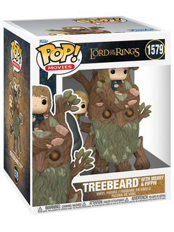 Фигурка Funko POP! Movies LOTR Treebeard with Merry & Pippin 6" (1579) 80834