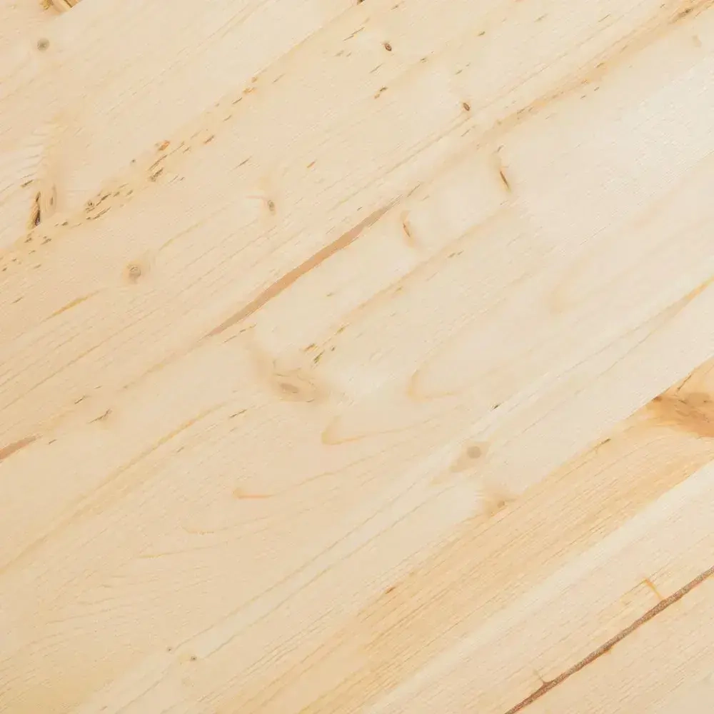 Мебельный щит / площадка лестничная Дом Дерева 1000x1000x40мм Сосна АВ Цельноламельный