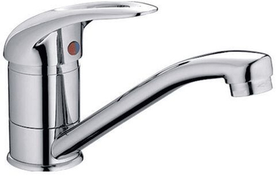 смеситель кухня LEDEME картридж д.40мм цинк L-15см L4502-B