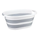 Таз ФЛЕКС овальный 17,5л складной Смоки