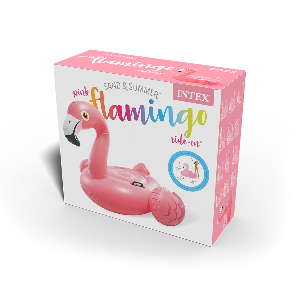 Надувная игрушка Intex 57558NP в форме фламинго для плавания