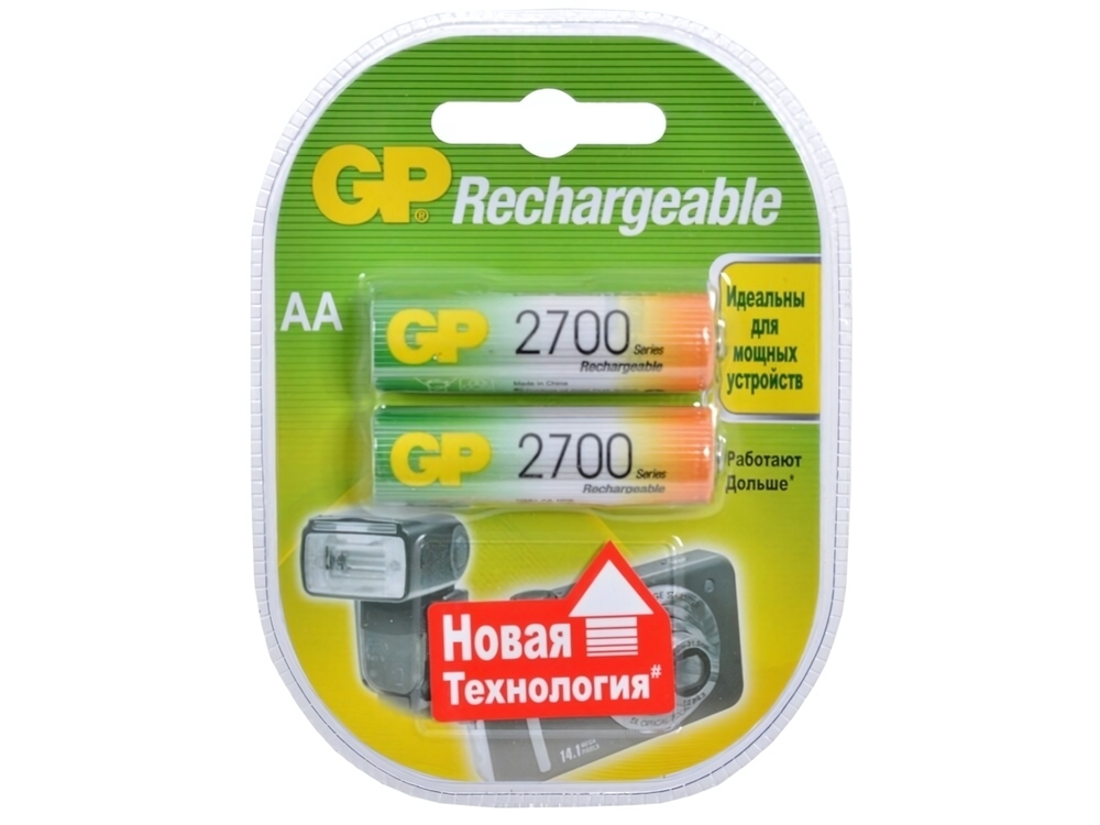 Аккумулятор GP R06 2700 mAh BL/2 (комплект 2 шт)
