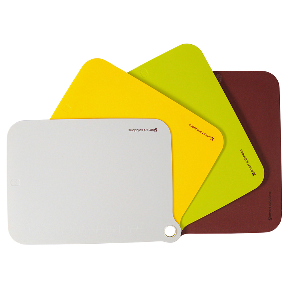 Набор из 4-х разделочных досок color cooking, 38,5х28 см