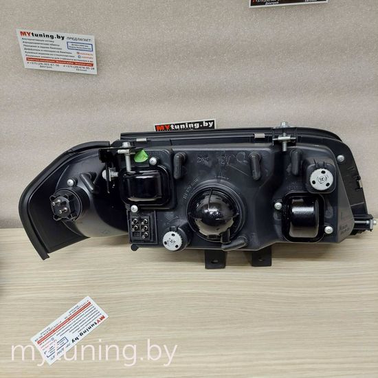 Передние фары Mercedes C W202 black