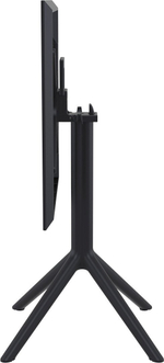 Комплект пластиковой мебели Siesta Contract Sky Folding 60 Carmen, черный