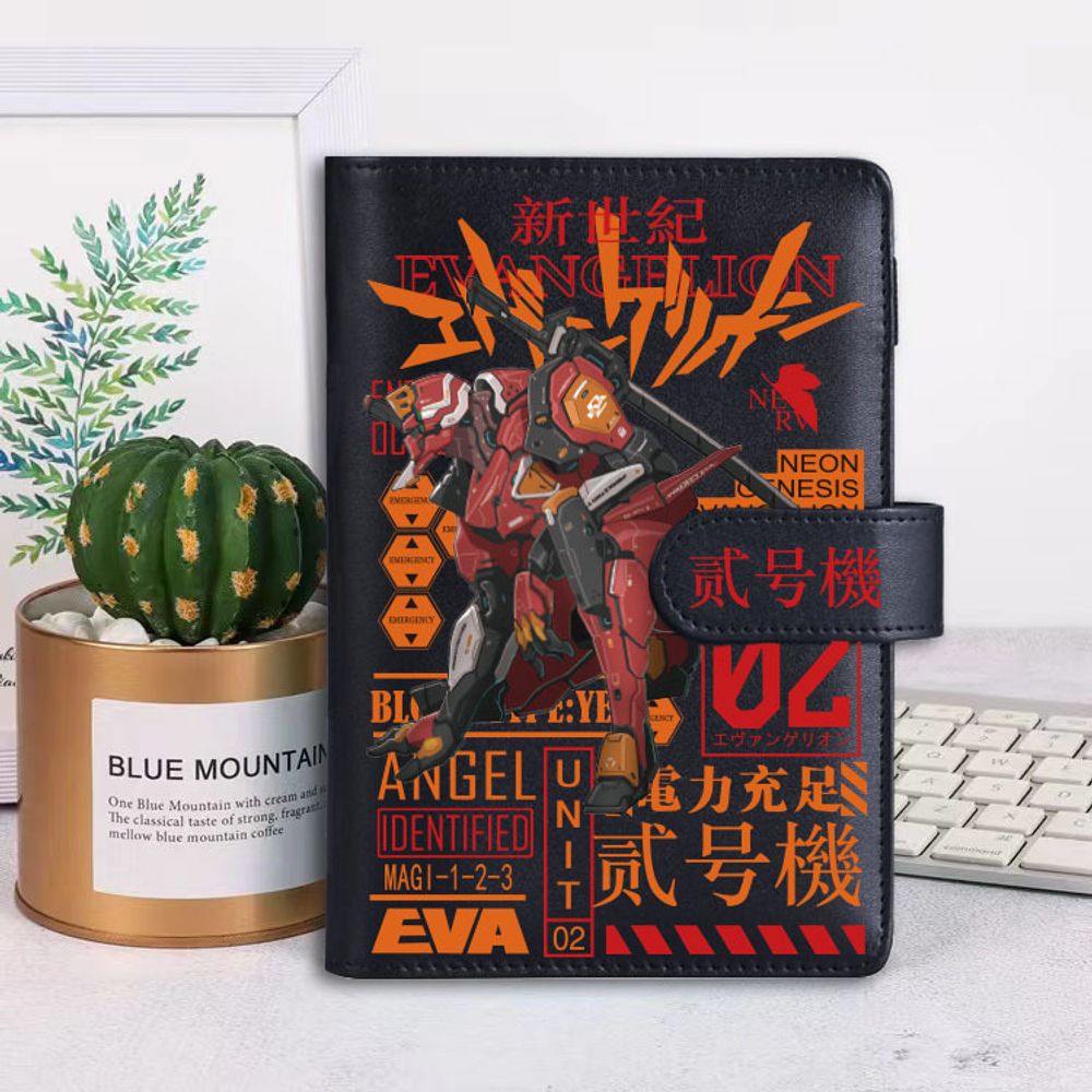 Ежедневник с застежкой &quot;Evangelion &quot;, оранжевый