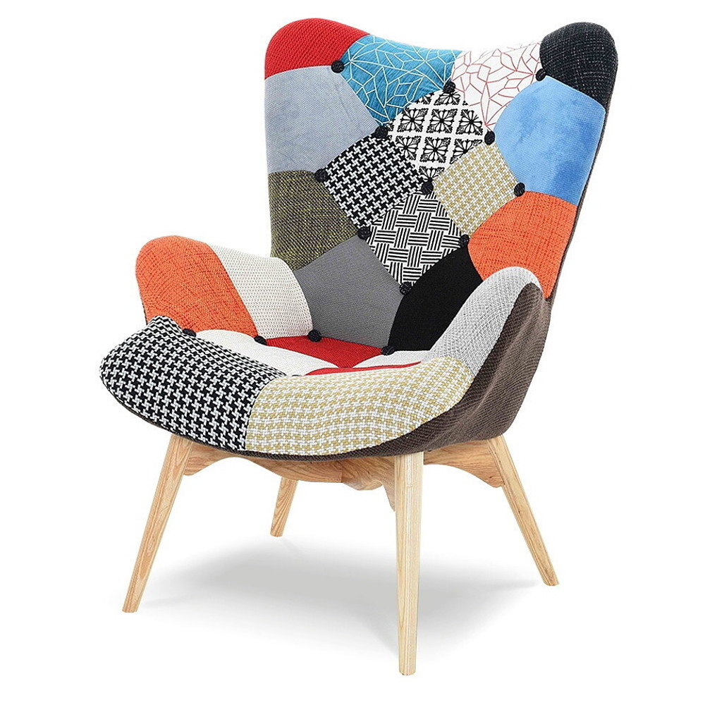 Кресло Contour DС-917(P) patchwork-лоскутный микс