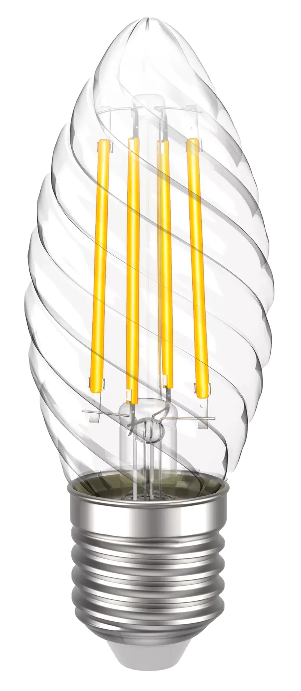 Лампа светодиодная CT35 свеча вит. 5Вт 230В 4000К E27 серия 360° IEK LLF-CT35-5-230-40-E27-CL