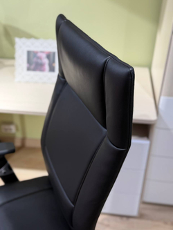 Кресло офисное 3138H 582045##Black color LEATHER