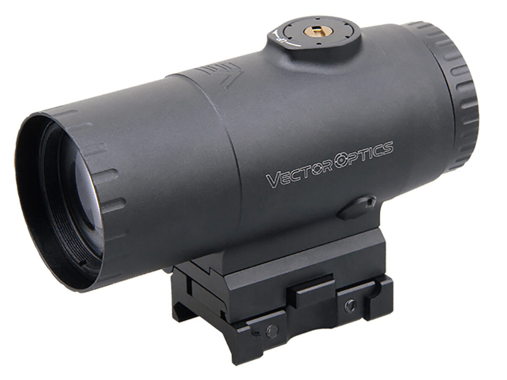 Увеличитель Vector Optics Paragon 5x30, откидной, небыстросъёмный кронштейн на Waever/Picatinny, 250г