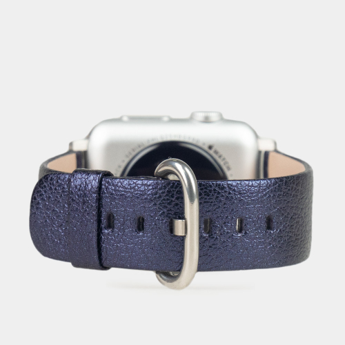 Ремешок для Apple Watch 44/45/46 mm из кожи козы, цвета кобальт