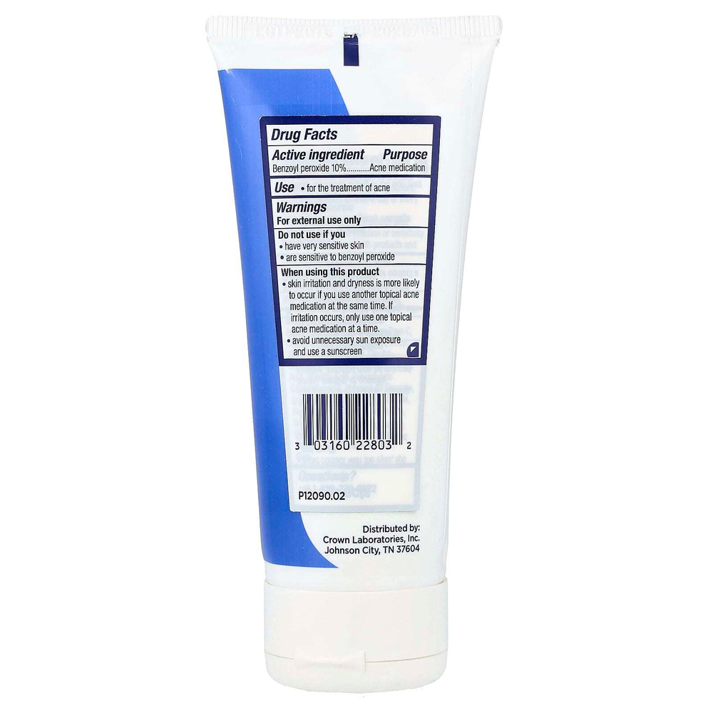 PanOxyl, очищающая пенка от акне, для лица и тела, максимальная эффективность, 85 г (3 унции)