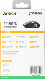 Мышь A4Tech V-Track черный (G9-500FS)
