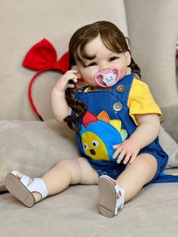 Кукла Реборн виниловая 55см в пакете (FA-180A)