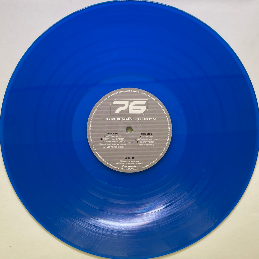 Armin van Buuren ‎– 76 2LP (Европа 2021г.) Blue