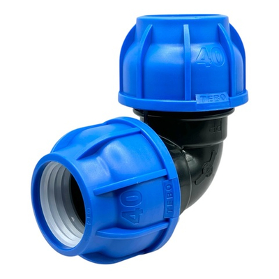 Отвод TEBO разъемный 40x40