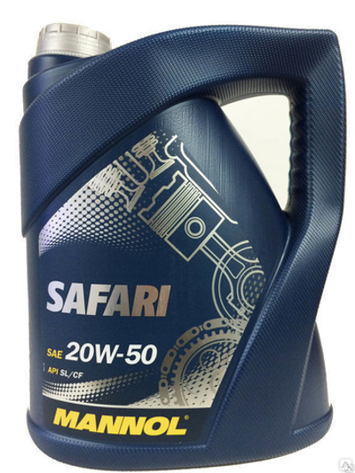 20W-50 минерольное моторное масло Mannol Safari SL/CF 5л.